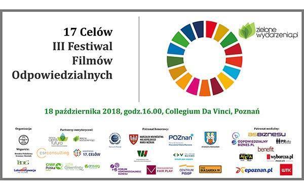 III Festiwalu Filmów Odpowiedzialnych „17 Celów”