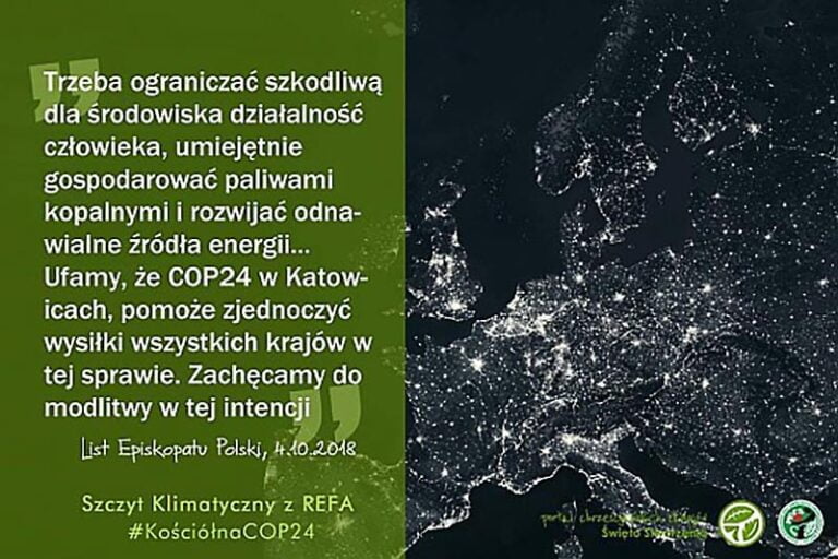 List ekologów chrześcijan do&nbsp;uczestników Szczytu Klimatycznego w&nbsp;Katowicach