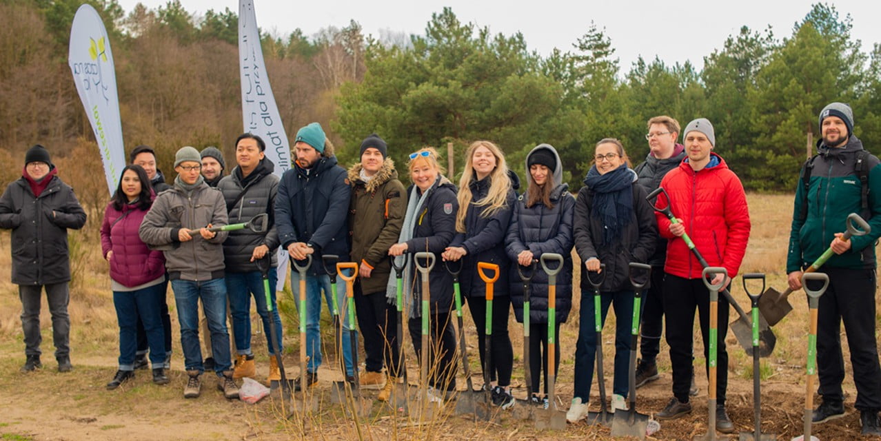 Sadzenie z IRCO uczestnicy
