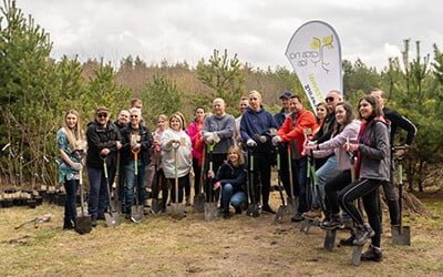 Sadzimy w&nbsp;ramach akcji „Otwórz się na&nbsp;zielone”