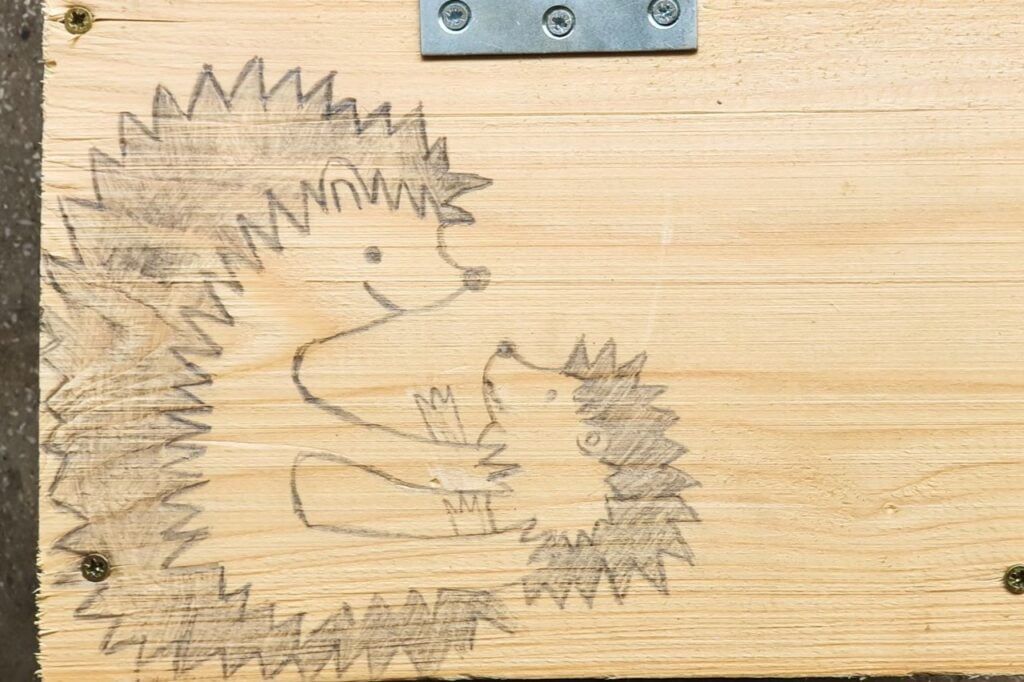 Budowa domków dla jeży