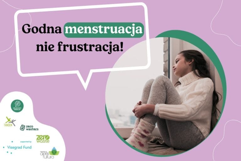 Ubóstwo menstruacyjne - baner projektu SuPer2